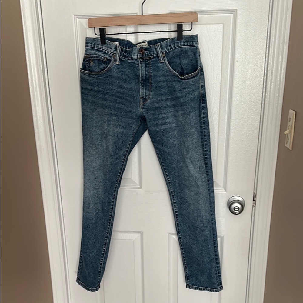 Todd Snyder Blue Straight Leg Jeans Classic Style